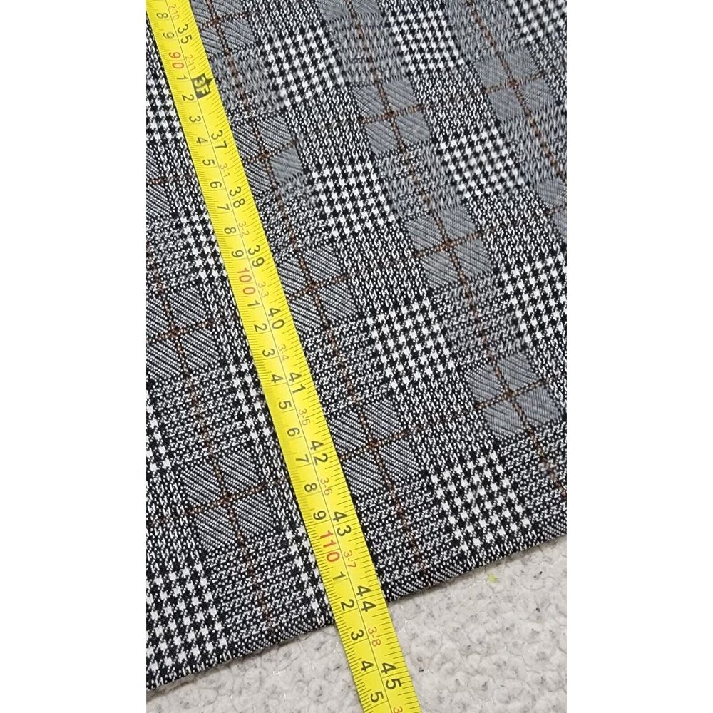 7th Avenue Design Studio NY Co Womens Gray Plaid Ponte Pants Wide Leg Size 6 NWT - Picture 12 of 15